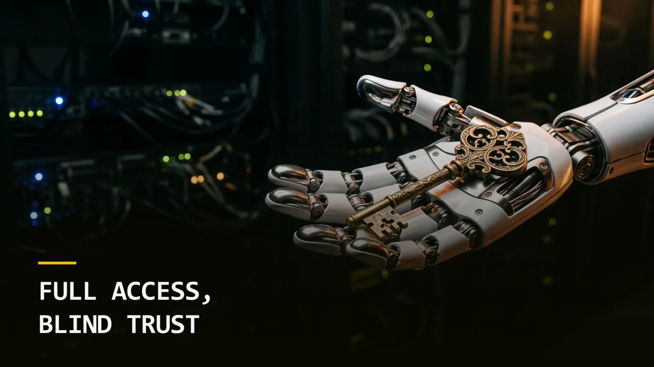 Full Access, Blind Trust: The Real Risk of AI Agents
