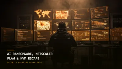 AI Ransomware, NetScaler Flaw & Linux VM Escape (07/06/2026)