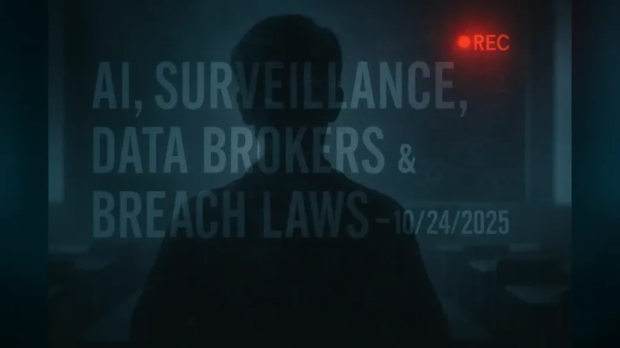 AI, Surveillance, Data Brokers & Breach Laws – 10/24/2025