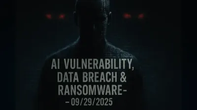 AI Vulnerability, Data Breach & Ransomware – 09/29/2025