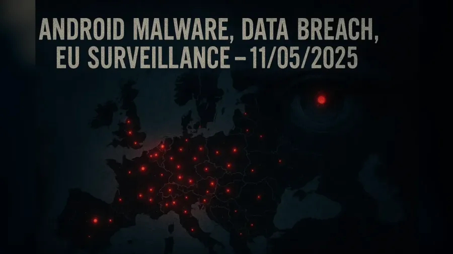 Android Malware, Data Breach, EU Surveillance – 11/05/2025