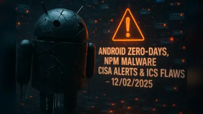 Android Zero-Days, NPM Malware, CISA Alerts & ICS Flaws – 12/02/2025