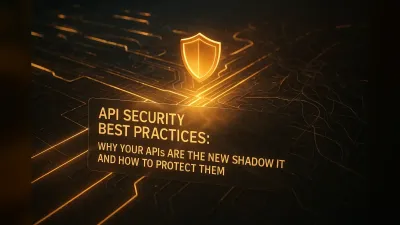 API Security Best Practices: Why Your APIs Are the New Shadow IT and How to Protect Them