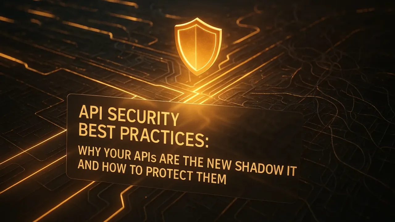 API Security Best Practices: Why Your APIs Are the New Shadow IT and How to Protect Them