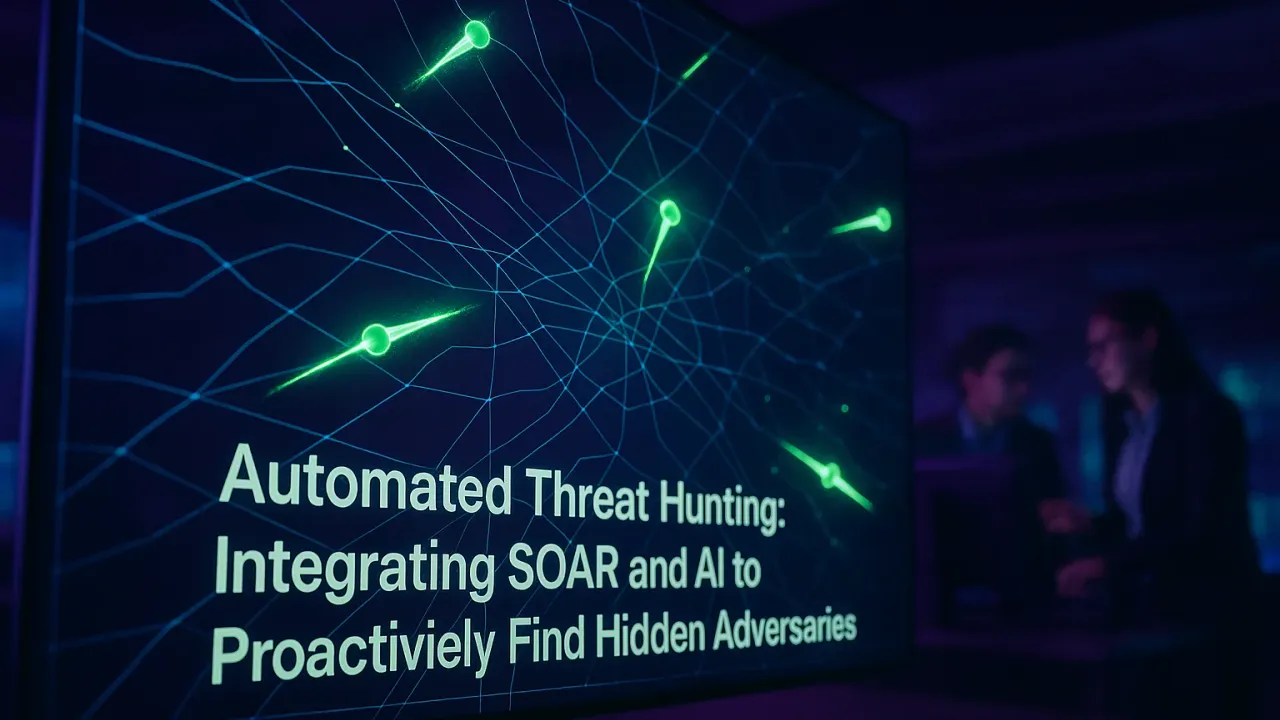 Automated Threat Hunting: Integrating SOAR and AI to Proactively Find Hidden Adversaries
