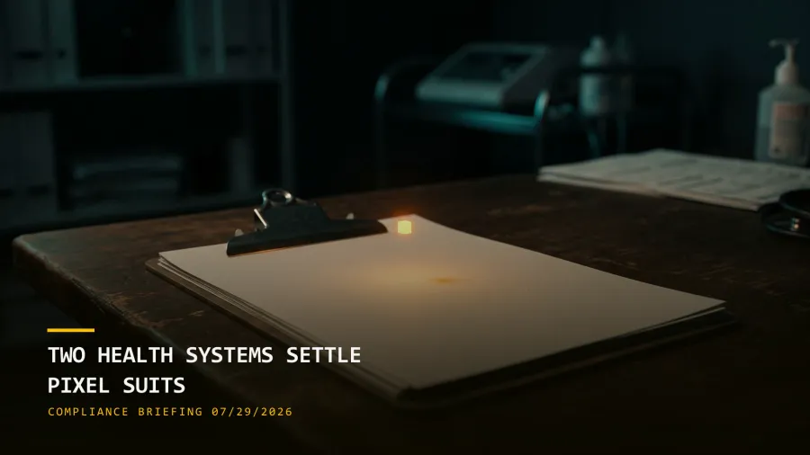 Two Health Systems Settle Pixel Suits & Breach Costs Climb to Nearly $5M (07/29/2026)