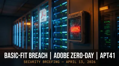 Basic-Fit Breach Hits 1 Million Members, Adobe Patches Exploited Acrobat Zero-Day, APT41 Steals Cloud Creds