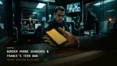 A Court Says Border Agents Can Search Your Phone By Hand & France Bans Social Media for Under-15s (07/22/2026)