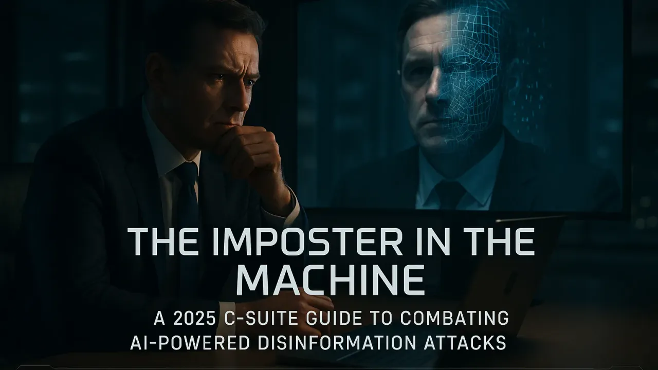 The Imposter in the Machine: A 2025 C-Suite Guide to Combating AI-Powered Disinformation Attacks