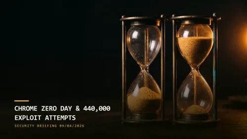 A Chrome Zero-Day and 440,000 Exploit Attempts (09/04/2026)