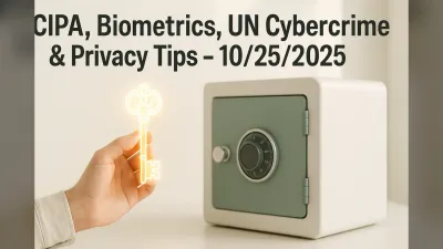 CIPA, Biometrics, UN Cybercrime & Privacy Tips – 10/25/2025