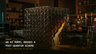An AI Model Breaks a Post-Quantum Scheme & JFrog Confirms the Artifactory Zero-Day (07/28/2026)