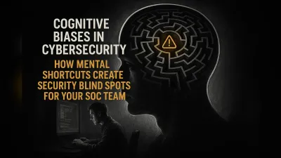 Cognitive Biases in Cybersecurity: How Mental Shortcuts Create Security Blind Spots for Your SOC Team