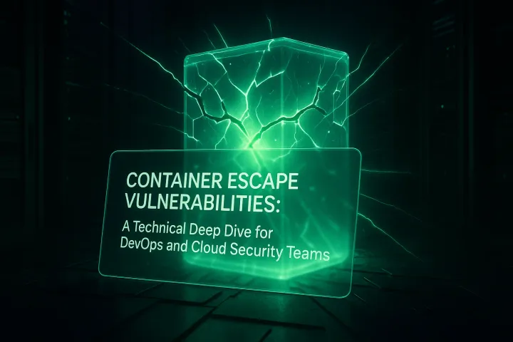 Container Escape Vulnerabilities: A Technical Deep Dive for DevOps and Cloud Security Teams