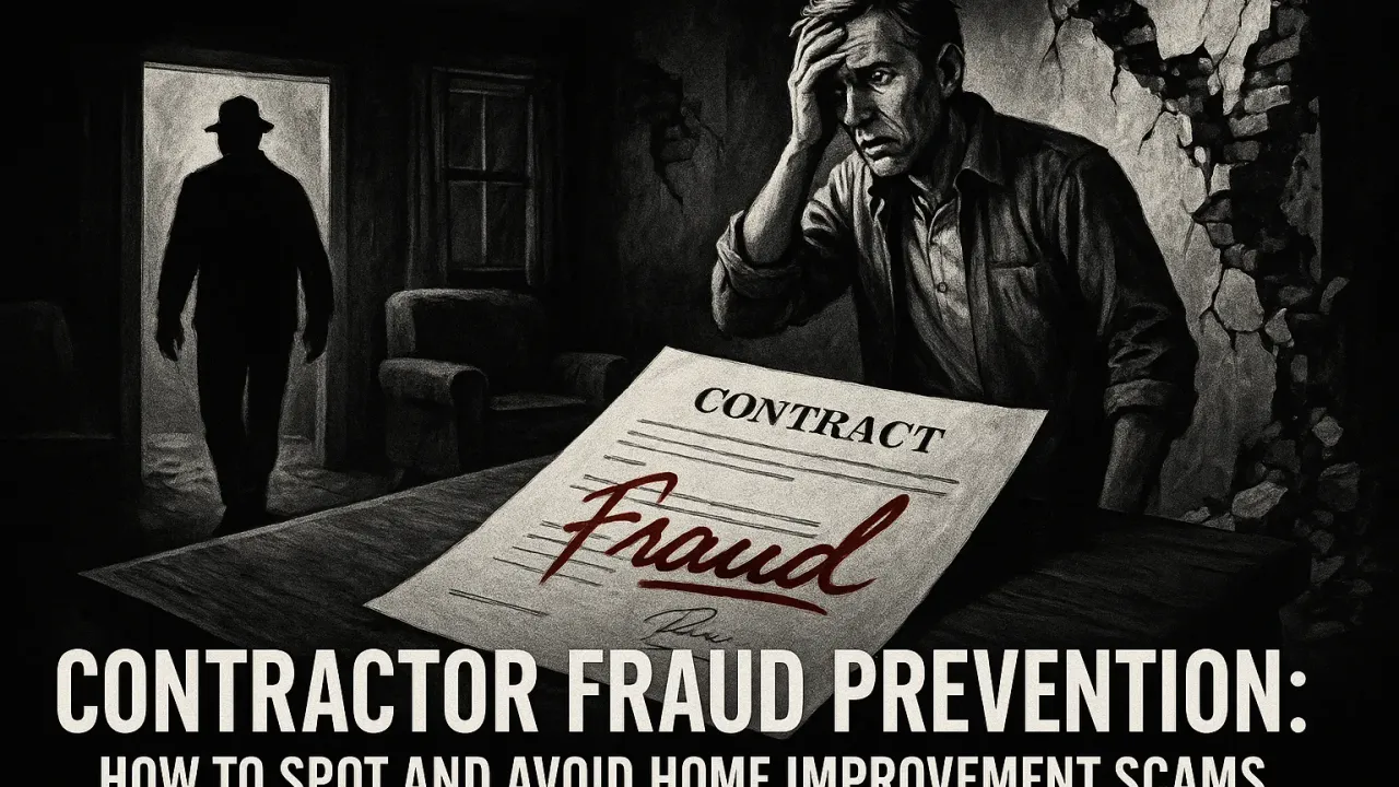 Contractor Fraud Prevention: How to Spot and Avoid Home Improvement Scams