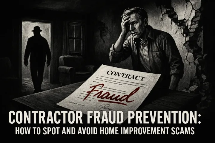 Contractor Fraud Prevention: How to Spot and Avoid Home Improvement Scams
