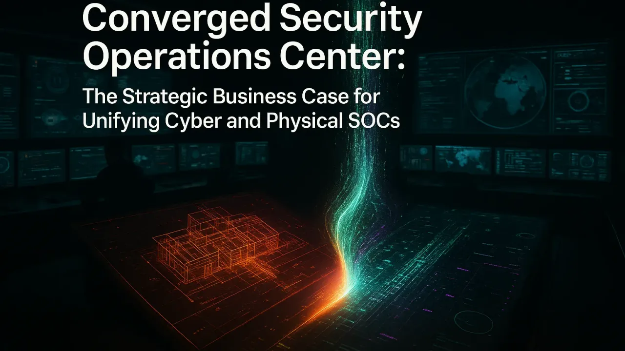 Converged Security Operations Center: The Strategic Business Case for Unifying Cyber and Physical SOCs