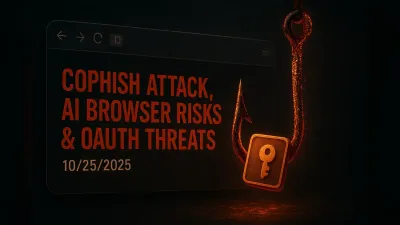 CoPhish Attack, AI Browser Risks & OAuth Threats – 10/25/2025