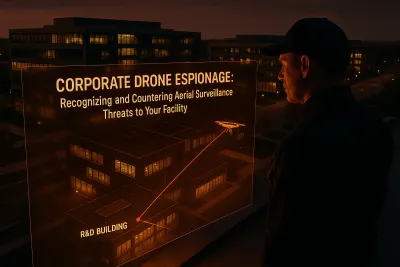 Corporate Drone Espionage: Recognizing and Countering Aerial Surveillance Threats to Your Facility