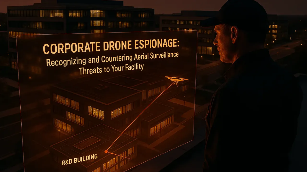 Corporate Drone Espionage: Recognizing and Countering Aerial Surveillance Threats to Your Facility