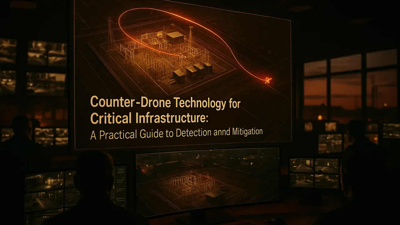 Counter-Drone Technology for Critical Infrastructure: A Practical Guide to Detection and Mitigation