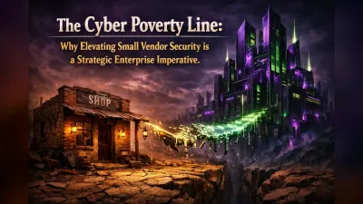 The Cyber Poverty Line: Why Elevating Small Vendor Security is a Strategic Enterprise Imperative