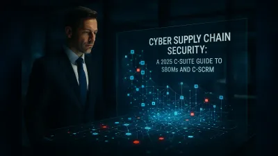 Cyber Supply Chain Security: A 2025 C-Suite Guide to SBOMs and C-SCRM