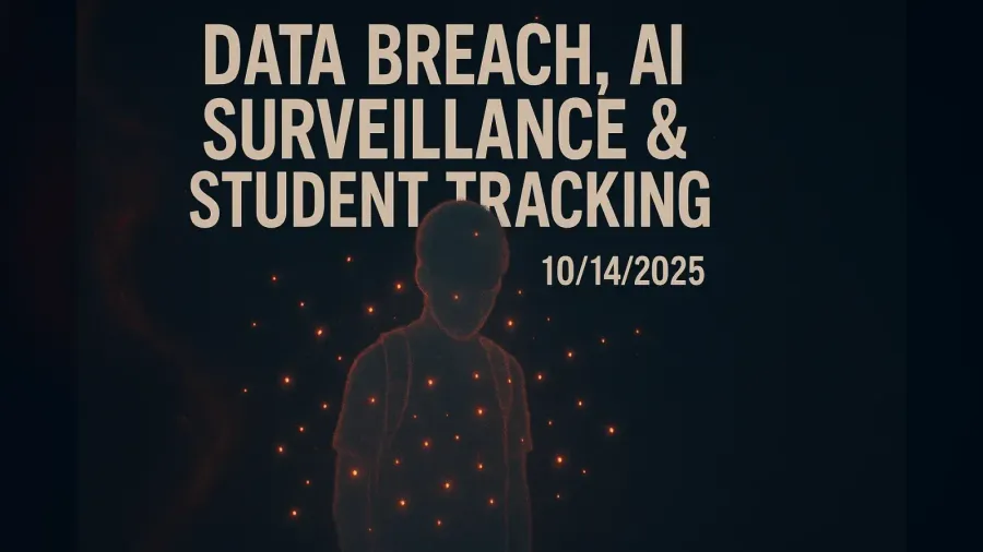 Data Breach, AI Surveillance & Student Tracking – 10/14/2025