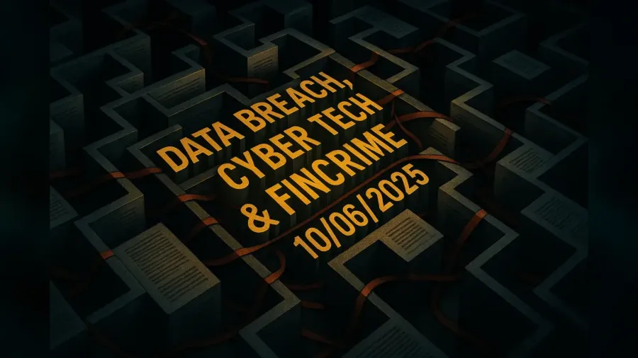 Data Breach, GDPR, Cyber Tech & FinCrime – 10/06/2025