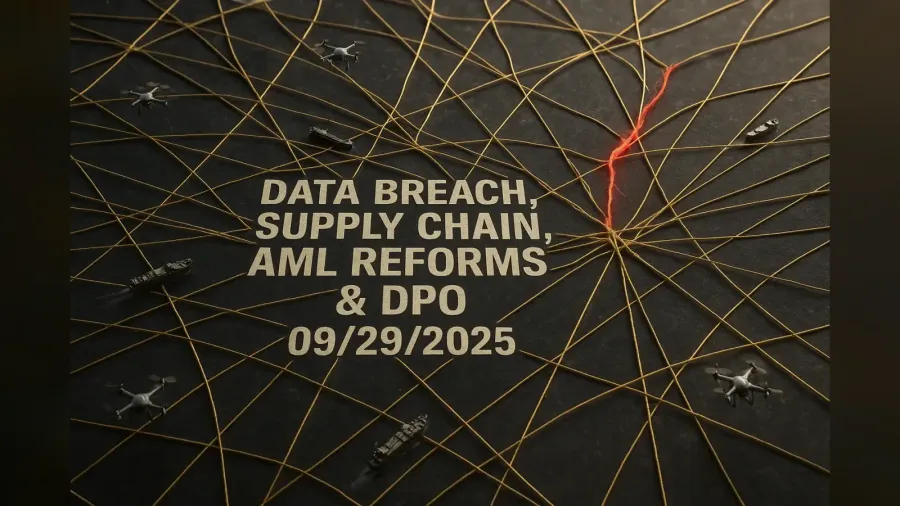 Data Breach, Supply Chain, AML Reforms & DPO – 09/29/2025
