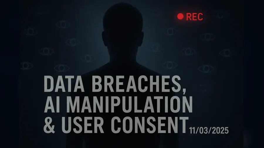 Data Breaches, AI Manipulation & User Consent – 11/03/2025
