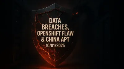 Data Breaches, OpenShift Flaw & China APT – 10/01/2025