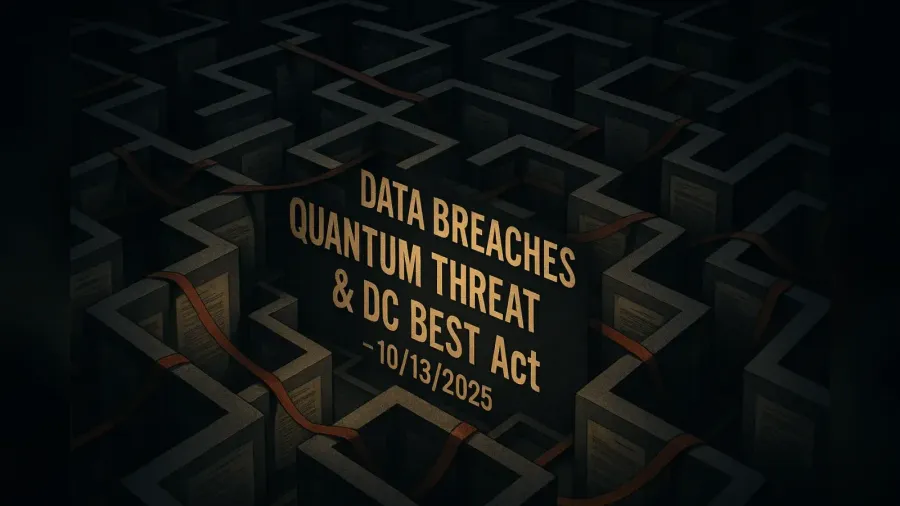 Data Breaches, Quantum Threat & DC BEST Act – 10/13/2025