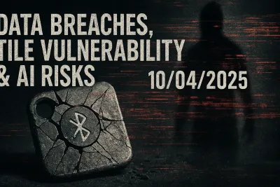 Data Breaches, Tile Vulnerability & AI Risks – 10/04/2025