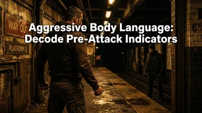 Aggressive Body Language: How to Decode Pre-Attack Indicators in Public Spaces