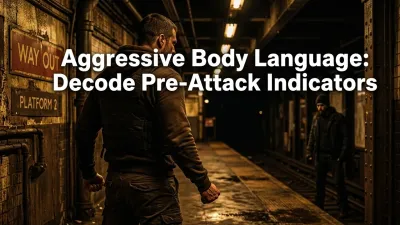 Aggressive Body Language: How to Decode Pre-Attack Indicators in Public Spaces