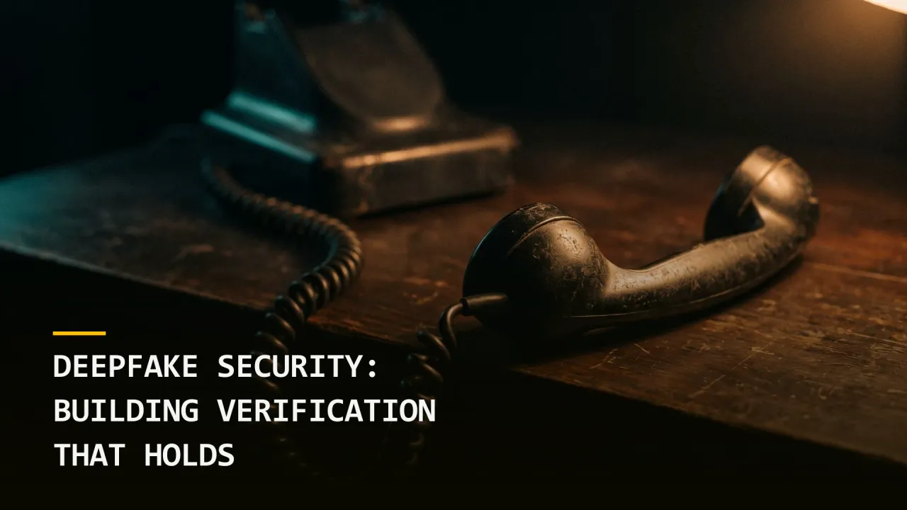 Deepfake Security: Building Verification That Holds