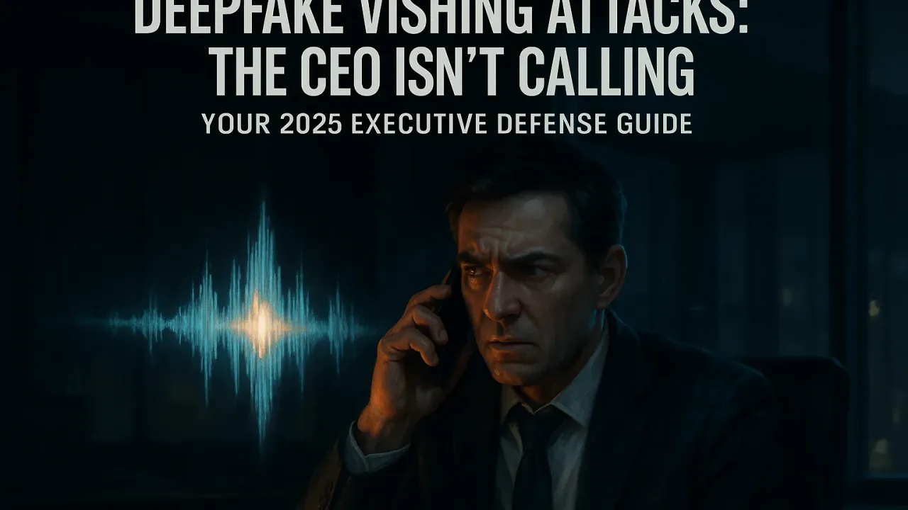Deepfake Vishing Attacks: The CEO Isn't Calling