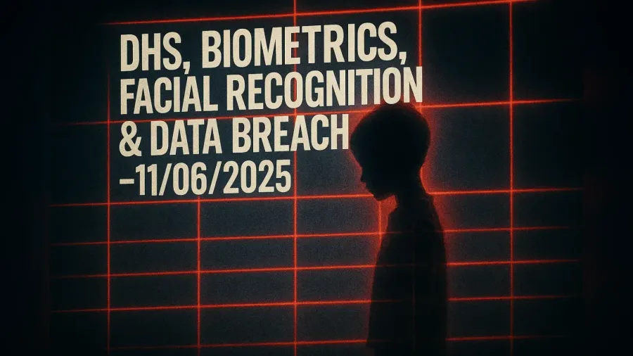 DHS, Biometrics, Facial Recognition & Data Breach – 11/06/2025