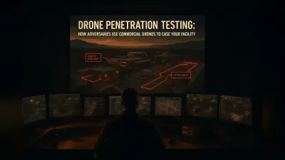 Drone Penetration Testing: How Adversaries Use Commercial Drones to Case Your Facility