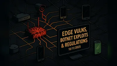Edge Vulns, Botnet Exploits, & Regulations – 10/11/2025