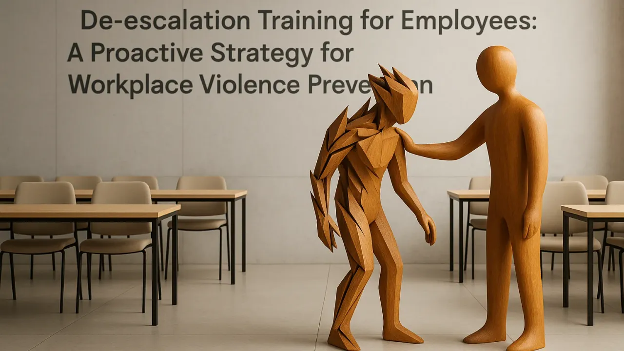 De-escalation Training for Employees: A Proactive Strategy for Workplace Violence Prevention