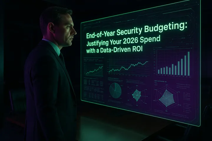 End-of-Year Security Budgeting: Justifying Your 2026 Spend with a Data-Driven ROI