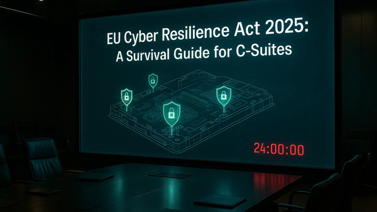 EU Cyber Resilience Act 2025: A Survival Guide for C-Suites to Ensure Compliance and Avoid Crippling Fines