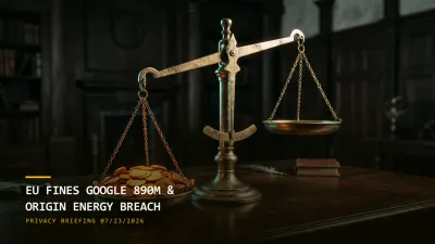 The EU Fines Google €890M & Origin Energy Loses Customer Banking Details (07/23/2026)
