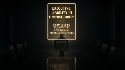 Executive Liability in Cybersecurity: A C-Suite Guide to Navigating Post-2024 SEC Enforcement Actions