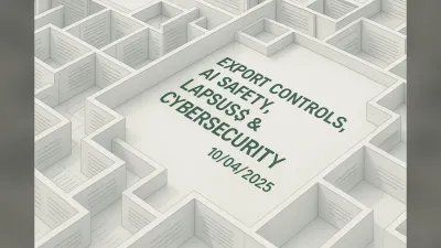 Export Controls, AI Safety, Lapsus$ & Cybersecurity – 10/04/2025