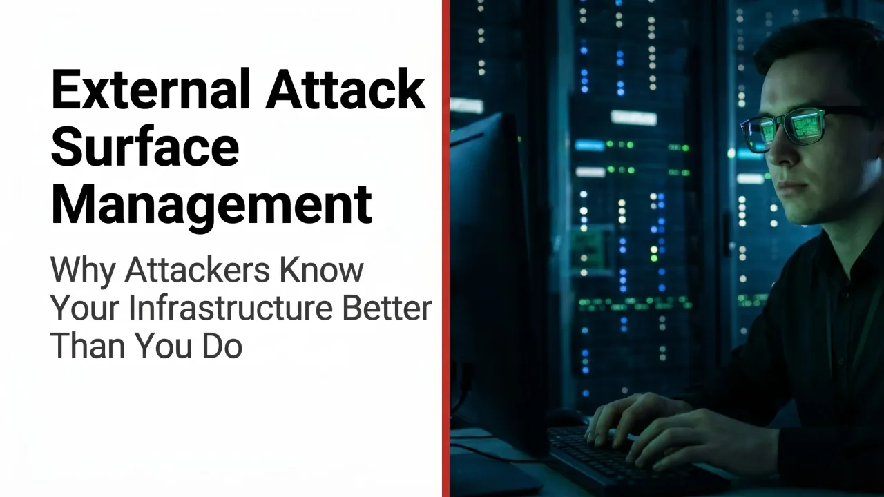 External Attack Surface Management: Why Attackers Know Your Infrastructure Better Than You Do