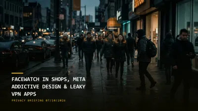 Facewatch in Shops, Meta's Addictive Design & Leaky VPN Apps (07/10/2026)