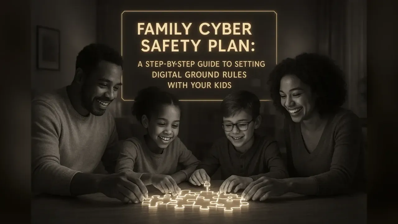 Family Cyber Safety Plan: A Step-by-Step Guide to Setting Digital Ground Rules with Your Kids